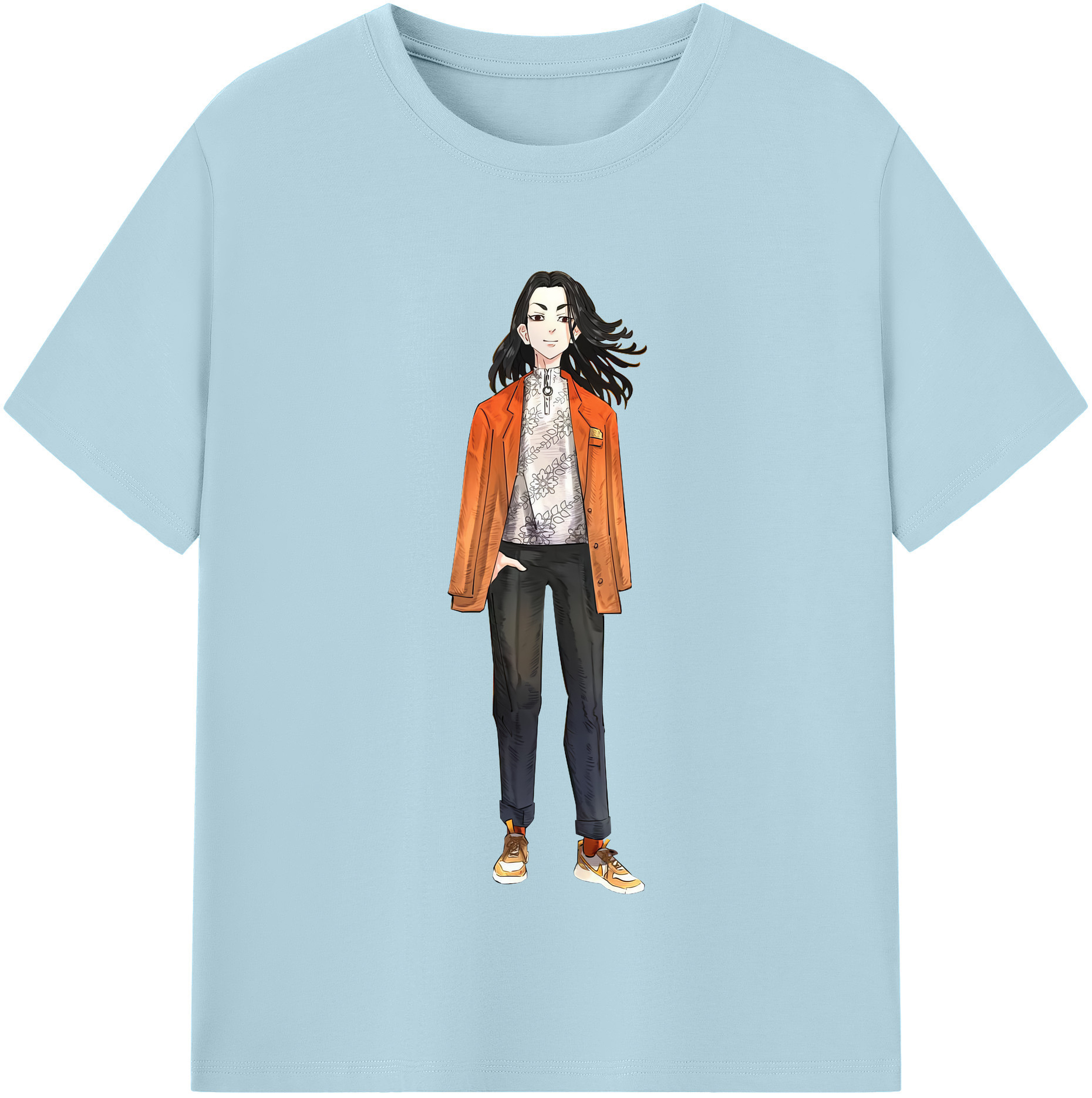 （画像用） 東京リベンジャーズ Tokyo Revengers 綿100％半袖Tシャツ（フロントプリント）